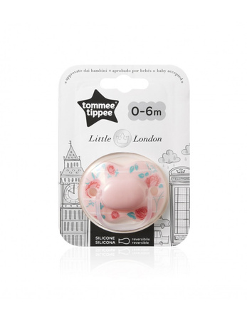 Tommee Tippee Smoczek uspokajający LITTLE LONDON GIRL 0-6m