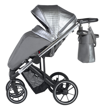 Natoni Jimmy SE Wózek dziecięcy 2w1 Steel Silver