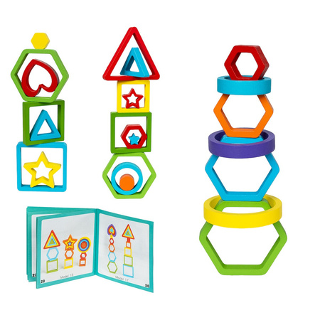 Smily Play Drewniana układanka Kształty