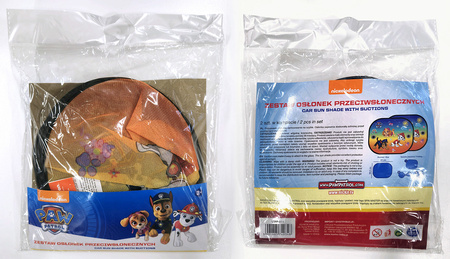 Psi Patrol osłonki przeciwsłoneczne, 2 szt.