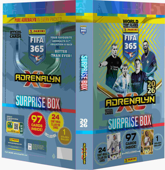Panini FIFA 365 2026 Adrenalyn XL SUPRISE BOX Kalendarz adwentowy