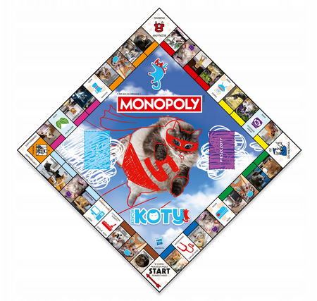 Winning Moves Gra Monopoly - Koty