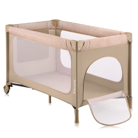 Lionelo Łóżeczko turystyczne Jasmin Easy Fold Beige Sand