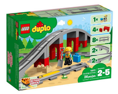 Tory kolejowe i wiadukt 10872 Lego Duplo