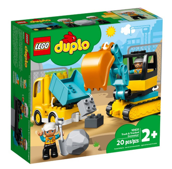 Ciężarówka i koparka gąsienicowa 10931 Lego Duplo