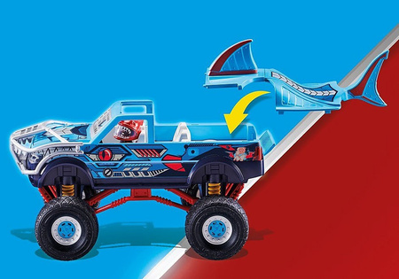 Pokaz kaskaderski Monster Truck Rekin Playmobil 70550