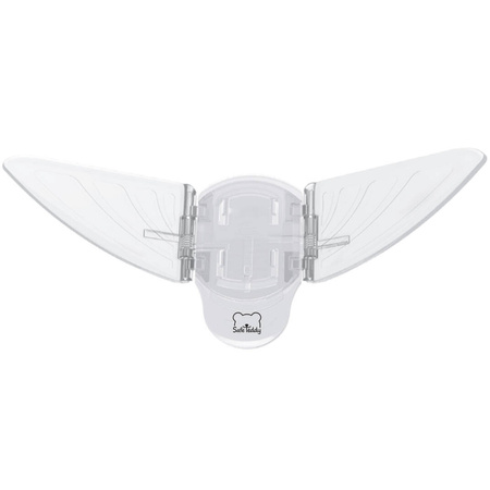 SafeTeddy Zabezpieczenie drzwi przesuwnych szaf komandor z klejem 3M