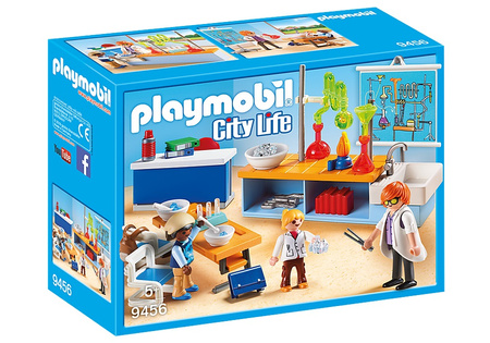 Sala do lekcji chemii Playmobil 9456