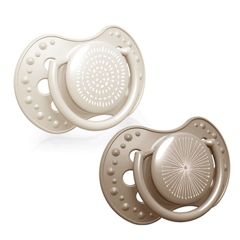 LOVI Smoczek silikonowy dynamiczny 18 m+ 2 szt. Harmony Girl