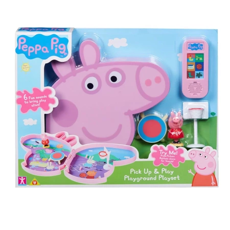 Świnka Peppa Walizeczka Boisko szkolne