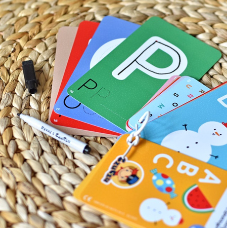 CzuCzu - Poznaję litery. Zabawy edukacyjne z pisakiem zmazywakiem.