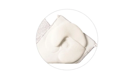 BabyMatex Nakładka redukująca nacisk C-PAD kremowa grochy