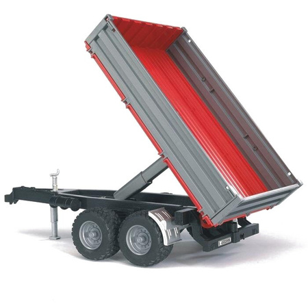 Bruder 02019 Przyczepa wywrotka srebrna