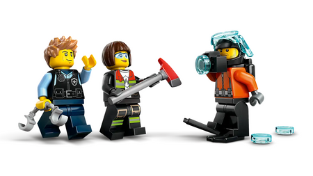 Lego 60462 City Zestaw z helikopterem, wozem strażackim i łodzią podwodną