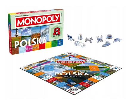 Winning Moves Gra Monopoly Polska jest piękna