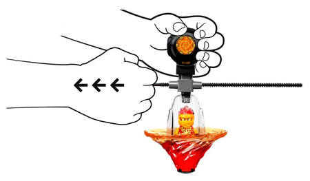 Lego 70688 Ninjago Szkolenie wojownika Spinjitzu Kaia