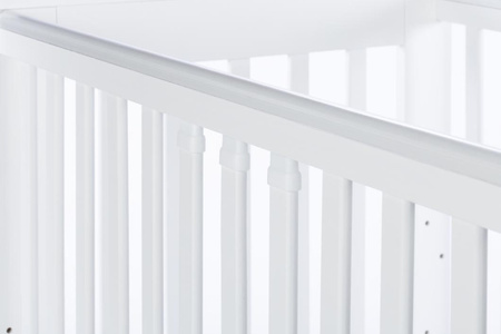 DREWEX Łóżeczko tapczanik EVA Białe + szuflada