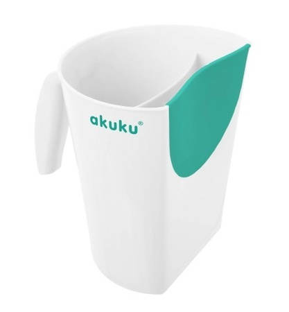 Akuku Kubek do spłukiwania głowy, biało-miętowy
