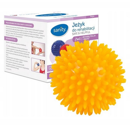 Sanity Piłka Jeżyk do rehabilitacji 8 cm