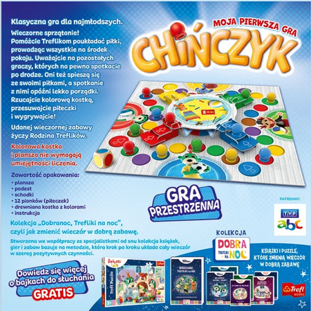 Trefl Gra Chińczyk Moja pierwsza gra Rodzina Treflików