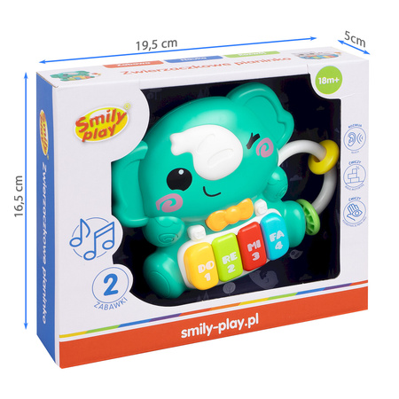 Smily Play Zwierzaczkowe pianinko Słonik
