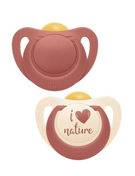 NUK for Nature Lateksowy smoczek 0-6m Terakota