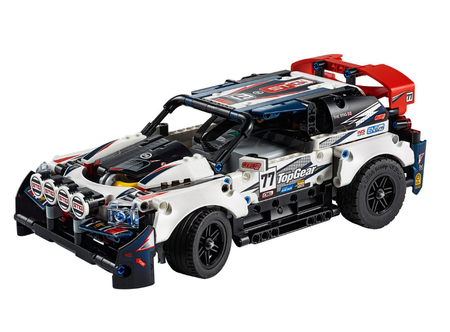 Auto wyścigowe Top Gear sterowane przez aplikację Lego Technic 42109
