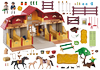 Duża stadnina koni z boksami stajennymi Playmobil 5221