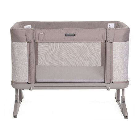 Chicco Next2Me FOREVER łóżeczko dostawne 3w1 Almond+prześcieradła