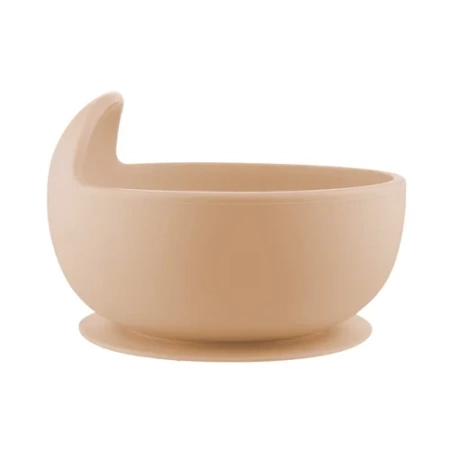 Canpol Babies Silikonowa miseczka z przyssawką 330 ml Beige