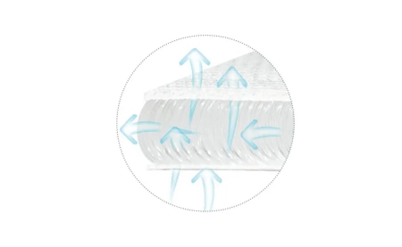 BabyMatex Nakładka redukująca nacisk C-PAD kremowa grochy