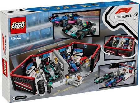 Lego 60444 City F1 Garaż i bolidy Mercedes-AMG i Alpine
