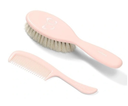 Babyono Szczotka i grzebień do włosów dla dzieci i niemowląt, różowy