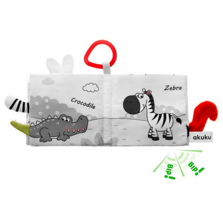 Akuku Książeczka sensoryczna, królestwo zwierząt