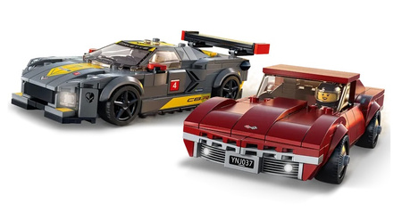 Lego 76903 Samochód wyścigowy Chevrolet Corvette C8.R i 1969 Chevrolet Corvette