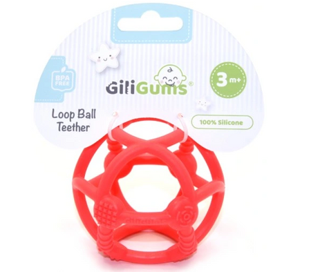 GiliGums Gryzak silikonowy PIŁKA