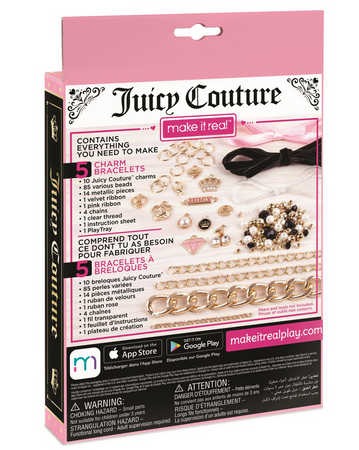 Make It Real Zestaw do tworzenia bransoletek Juicy Couture Chains & Charms 4431