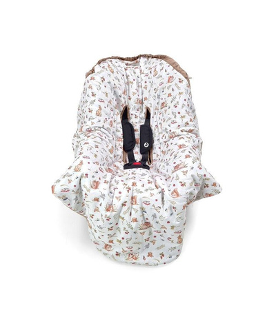 Albero Mio Otulacz do fotelika F003 Leśni przyjaciele