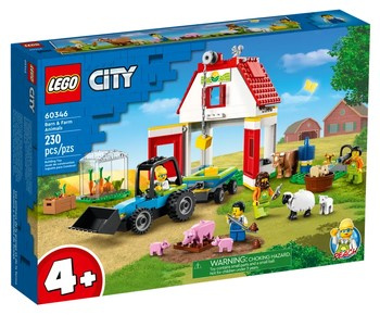 Stodoła i zwierzęta gospodarskie Lego 60346
