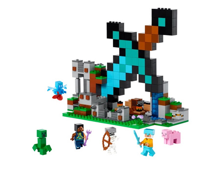 Lego 21244 Minecraft Bastion miecza