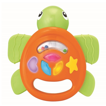 Smily Play Żółw Maciuś - grzechotka, gryzaczek
