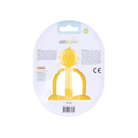 Gryzak Uspokajający Małpka Żółty GiliGums