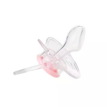 Smoczek 18m+ uspokajający silikon anatomiczny NEWBORN BABY różowy Canpol babies