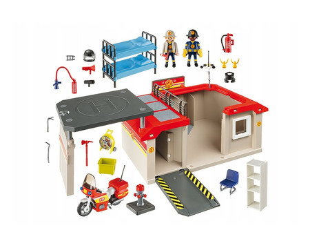 Przenośna remiza strażacka Playmobil 5663