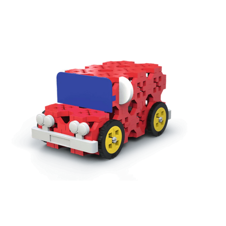 Zestaw klocków Connect 2w1: Kabriolet / Dostawczak