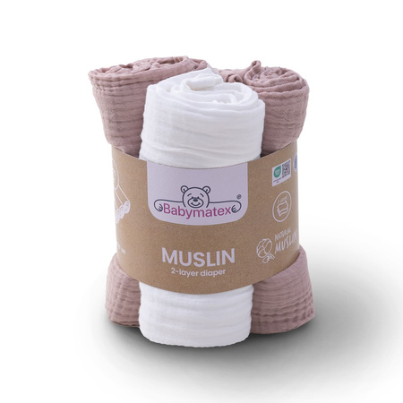 BabyMatex Pielucha Muślin 3 szt roz. 70 x 80