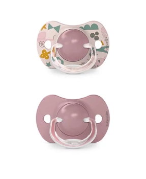 Suavinex Smoczek fizjologiczny SX Pro silikonowy 2szt. 18m+ Różowy