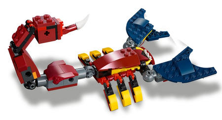Smok ognia 31102 Lego Creator 3 w 1