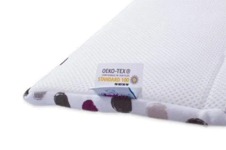 BabyMatex Nakładka redukująca nacisk C-PAD kremowa grochy