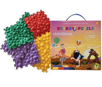 Mata do masażu (ortopedyczna) modułowa ORTHO PUZZLE MIX Universal Kamienie morskie